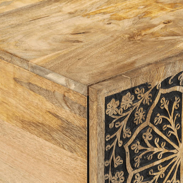 Sohvapöytä 100x54x40 cm täysi mangopuu