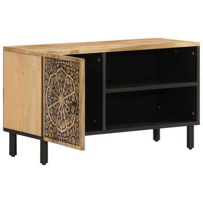 TV-taso 80x31x46 cm täysi mangopuu