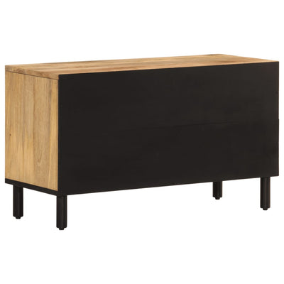 TV-taso 80x31x46 cm täysi mangopuu