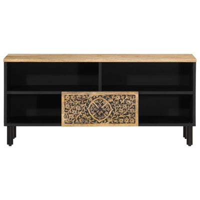 TV-taso 100x33x46 cm täysi mangopuu