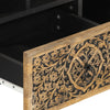 TV-taso 100x33x46 cm täysi mangopuu