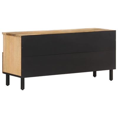 TV-taso 100x33x46 cm täysi mangopuu