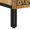 TV-taso 100x33x46 cm täysi mangopuu