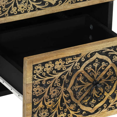 Sivukaappi 40x33x75 cm täysi mangopuu