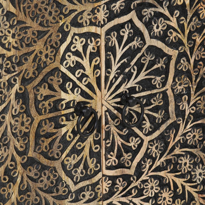 Sivukaappi 60x33x75 cm täysi mangopuu