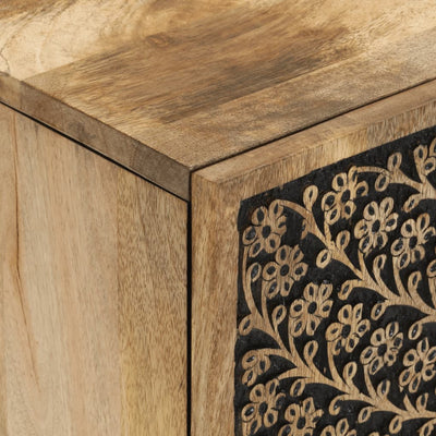 Sivukaappi 60x33x75 cm täysi mangopuu