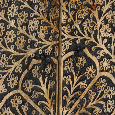 Sivukaappi 60x33x75 cm täysi mangopuu