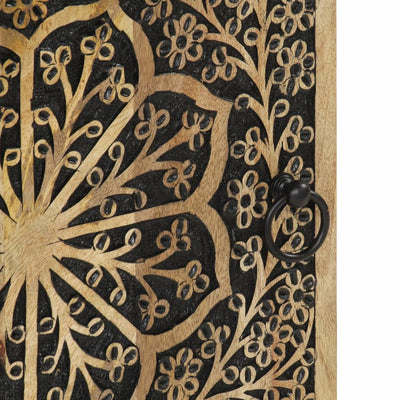 Sivukaappi 40x33x110 cm täysi mangopuu