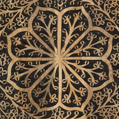 Sivukaappi 40x33x110 cm täysi mangopuu