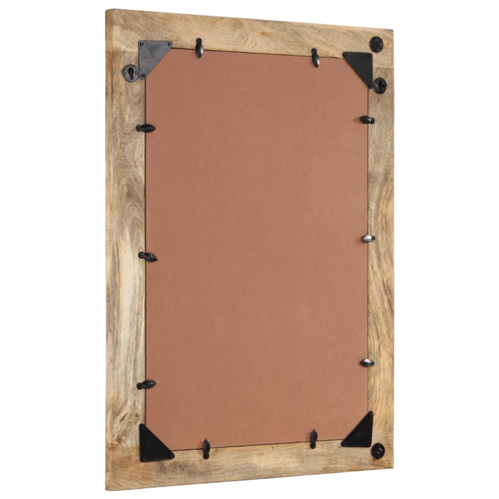 Kylpyhuoneen peili Polineta 50x70x2,5cm (mangopuu ja lasi)