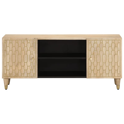 TV-taso 105x33x46 cm täysi mangopuu