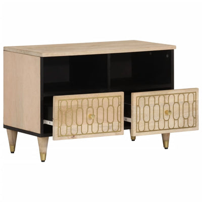 TV-taso 70x33x46 cm täysi mangopuu