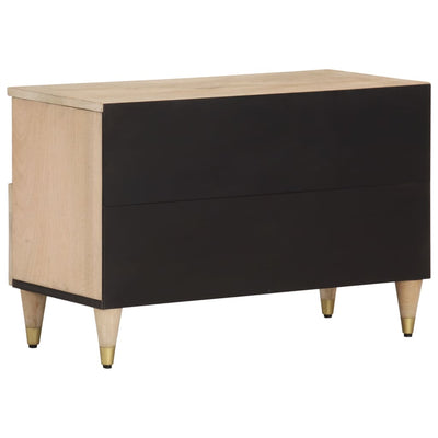 TV-taso 70x33x46 cm täysi mangopuu
