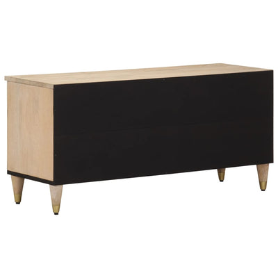 TV-taso 100x33x46 cm täysi mangopuu