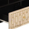 TV-taso 100x33x46 cm täysi mangopuu