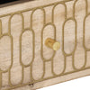 TV-taso 100x33x46 cm täysi mangopuu