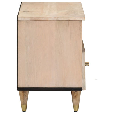 TV-taso 80x33x46 cm täysi mangopuu