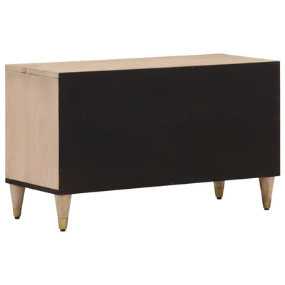 TV-taso 80x33x46 cm täysi mangopuu