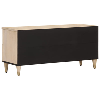 TV-taso 100x33x46 cm täysi mangopuu