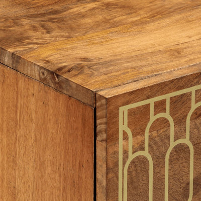 Sivukaappi 60x33x75 cm täysi mangopuu