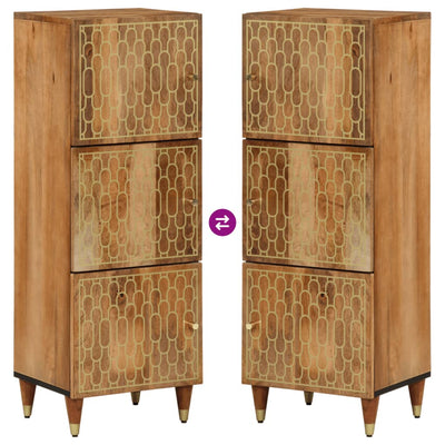 Kaappi 40x33x110 cm täysi mangopuu