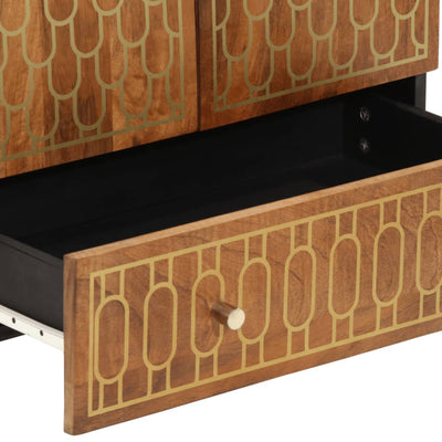 Kaappi 60x33x100 cm täysi mangopuu