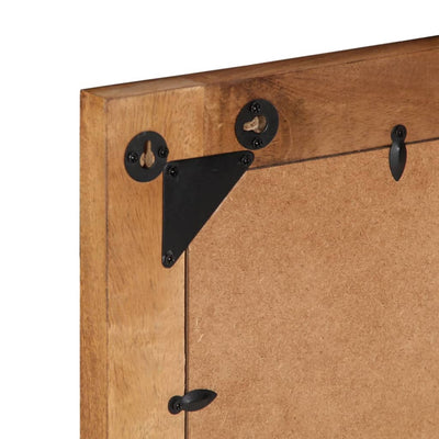 Kylpyhuoneen peili Safian 50x70x2,5cm (mangopuu ja lasi)