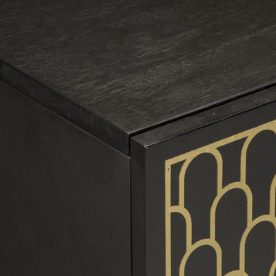 Sivukaappi 60x33x75 cm täysi mangopuu