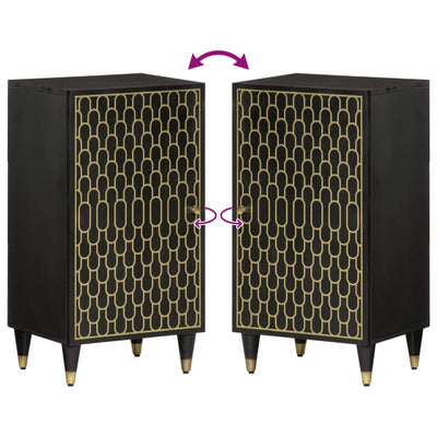 Sivukaappi 40x33x75 cm täysi mangopuu