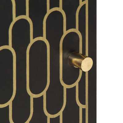 Sivukaappi 40x33x75 cm täysi mangopuu