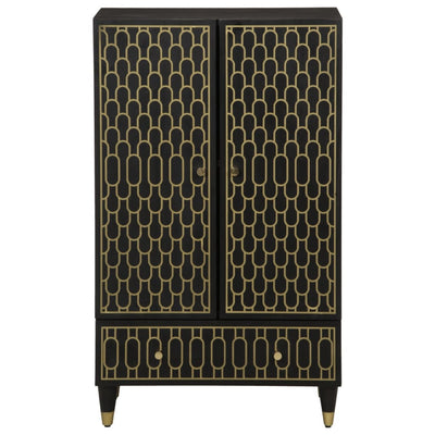 Kaappi 60x33x100 cm täysi mangopuu