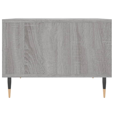 Sohvapöytä harmaa Sonoma 60x50x36,5 cm tekninen puu