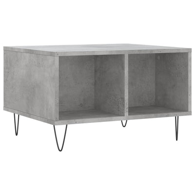 Sohvapöytä betoninharmaa 60x50x36,5 cm tekninen puu