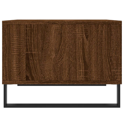 Sohvapöytä ruskea tammi 60x50x36,5 cm tekninen puu