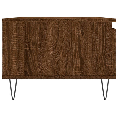 Sohvapöytä ruskea tammi 90x50x36,5 cm tekninen puu