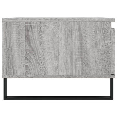 Sohvapöytä harmaa Sonoma 90x50x36,5 cm tekninen puu