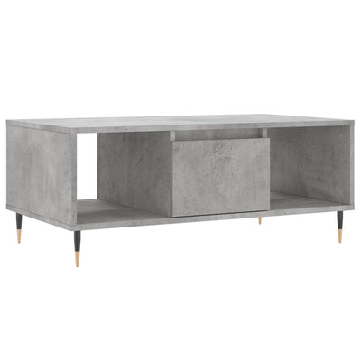 Sohvapöytä betoninharmaa 90x50x36,5 cm tekninen puu