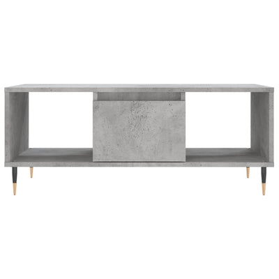 Sohvapöytä betoninharmaa 90x50x36,5 cm tekninen puu