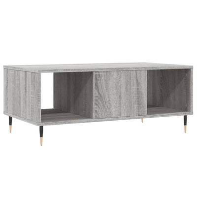 Sohvapöytä harmaa Sonoma 90x50x36,5 cm tekninen puu
