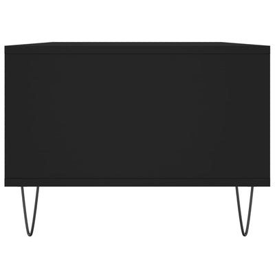 Sohvapöytä musta 90x50x36,5 cm tekninen puu
