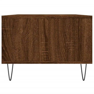 Sohvapöytä ruskea tammi 90x50x36,5 cm tekninen puu