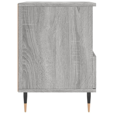 Yöpöytä harmaa Sonoma 40x35x50 cm tekninen puu
