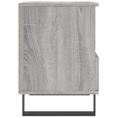 Yöpöydät 2 kpl harmaa Sonoma 40x35x50 cm tekninen puu