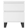 Valkoinen yöpöytä Ceusan 40x35x50cm (puinen)