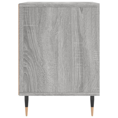 Yöpöydät 2 kpl harmaa Sonoma 40x35x50 cm tekninen puu