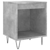 Yöpöydät 2 kpl betoninharmaa 40x35x50 cm tekninen puu