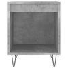 Yöpöydät 2 kpl betoninharmaa 40x35x50 cm tekninen puu
