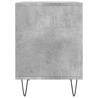 Yöpöydät 2 kpl betoninharmaa 40x35x50 cm tekninen puu