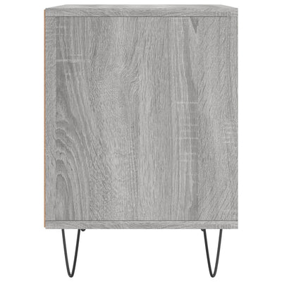 Yöpöytä harmaa Sonoma 40x35x50 cm tekninen puu