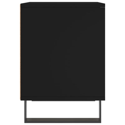 Yöpöydät 2 kpl musta 40x35x50 cm tekninen puu